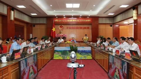 Họp Ban Chỉ đạo phát triển khoa học công nghệ, đổi mới sáng tạo, chuyển đổi số và Đề án 06 tỉnh Lạng Sơn lần thứ nhất