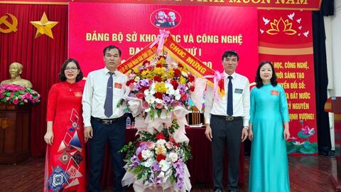 Đại hội Đảng bộ Sở Khoa học và Công nghệ lần thứ I, nhiệm kỳ 2025-2030