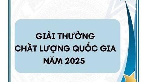Mời tham dự Giải thưởng Chất lượng Quốc gia năm 2025
