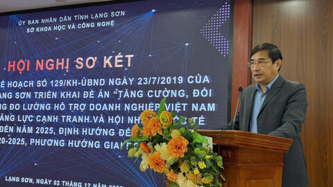 HỘI NGHỊ SƠ KẾT CÔNG TÁC TRIỂN KHAI ĐỀ ÁN 996 TẠI LẠNG SƠN