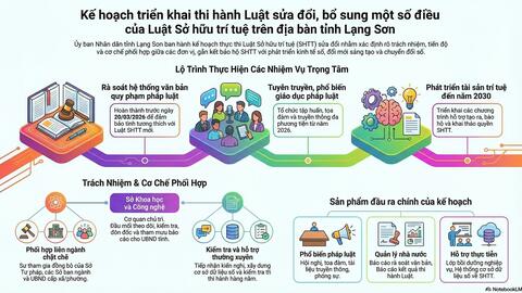 Triển khai thi hành Luật sửa đổi, bổ sung một số điều của Luật Sở hữu trí tuệ trên địa bàn tỉnh Lạng Sơn
