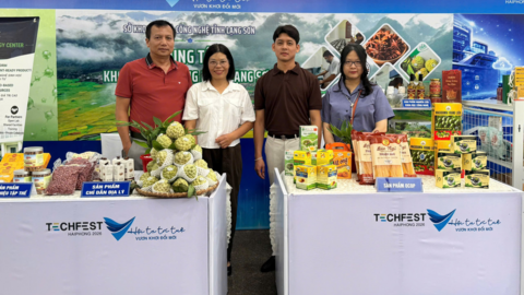 Trung tâm Khoa học và Công nghệ quảng bá nông sản Lạng Sơn tại TECHFEST HAIPHONG 2026