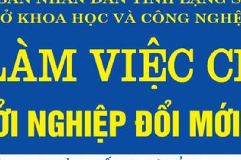 Khu làm việc chung hỗ trợ khởi nghiệp đổi mới sáng tạo tỉnh Lạng Sơn