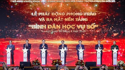 Ra mắt nền tảng “Bình dân học vụ số”