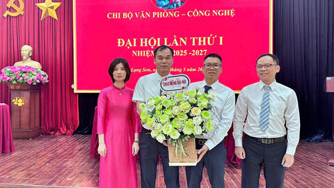 ĐẠI HỘI CHI BỘ VĂN PHÒNG – CÔNG NGHỆ, ĐẢNG BỘ SỞ KHOA HỌC VÀ CÔNG NGHỆ LẠNG SƠN, NHIỆM KỲ 2025 – 2027