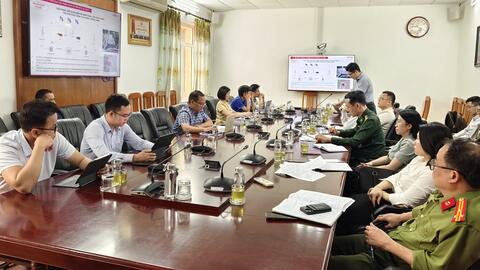 Họp xem xét nội dung tư vấn của Tổng Công ty cổ phần Bưu chính Viettel  trong triển khai Đề án thí điểm xây dựng cửa khẩu thông minh