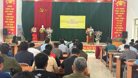 Hội nghị tập huấn, cập nhật kiến thức kỹ năng số và an toàn thông tin cho thành viên Tổ công nghệ số cộng đồng và đồng bào dân tộc thiểu số năm 2026 tại xã Kiên Mộc và xã Thống Nhất