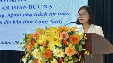 Khai giảng khóa tập huấn về an toàn bức xạ