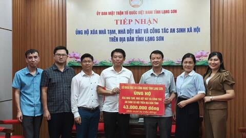 Sở Khoa học và Công nghệ chung tay hỗ trợ xóa nhà tạm, nhà dột nát