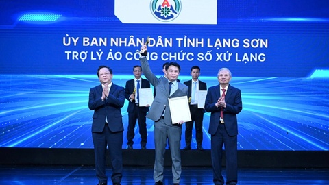 5 năm liên tiếp tỉnh Lạng Sơn được vinh danh tại Giải thưởng Chuyển đổi số Việt Nam